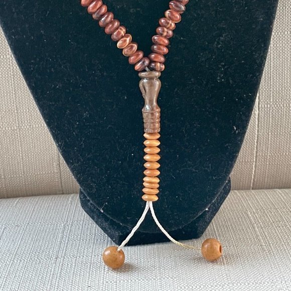 Islamic Tasbeeh Handmad Beads Prayer Beads Real Wood Muslim Tasbeh Beads New - Picture 4 of 9